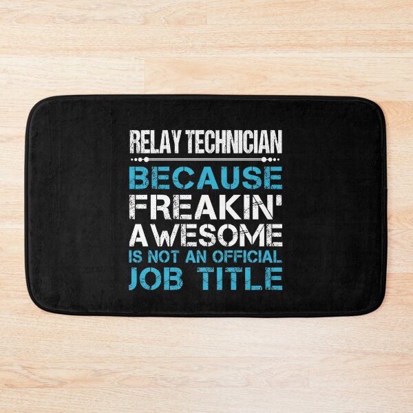 Item preview, Relay Technician T Shirt - Freaking Awesome Job Gift Item Tee designed and sold by oetate4774.