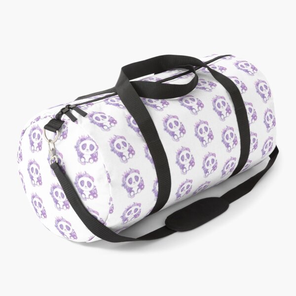 Item preview, Pretty Purple Panda in Abstract Jungle designed and sold by Trinket-Trickster.