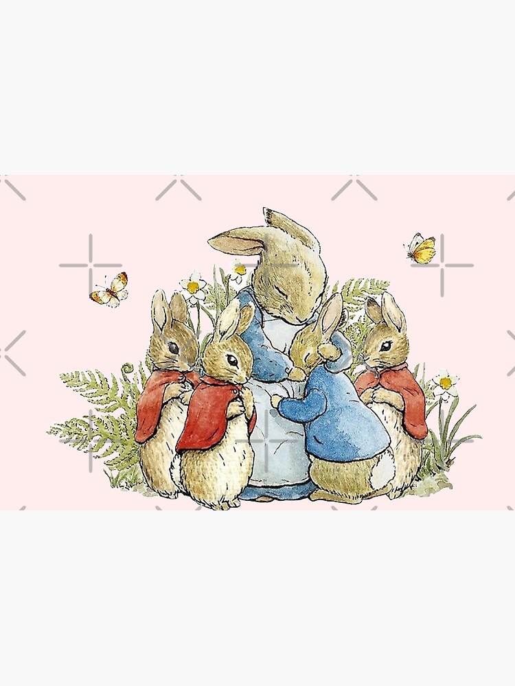 Thumbnail 4 of 4, Zipper Pouch, Beatrix Potter Peter Rabbit Illustration designed and sold by Pinkmagenta.
