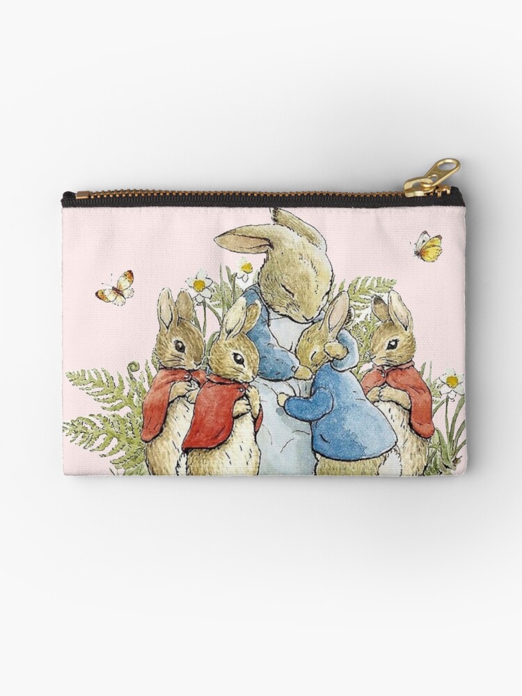 Thumbnail 1 of 4, Zipper Pouch, Beatrix Potter Peter Rabbit Illustration designed and sold by Pinkmagenta.