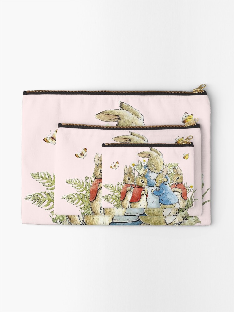 Thumbnail 2 of 4, Zipper Pouch, Beatrix Potter Peter Rabbit Illustration designed and sold by Pinkmagenta.