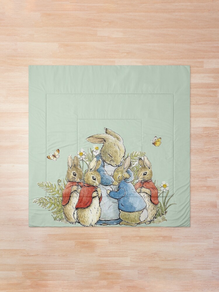 Beatrix Potter Peter Rabbit Illustration Comforter