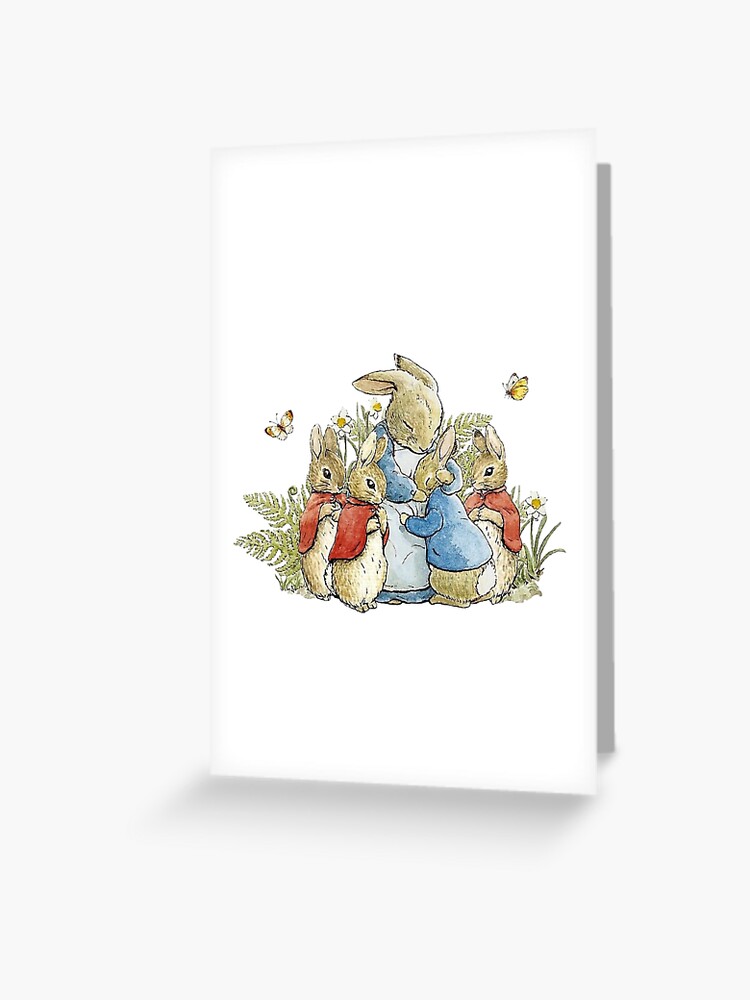 Rabbit Tea Party - Beatrix Potter | Greeting Card