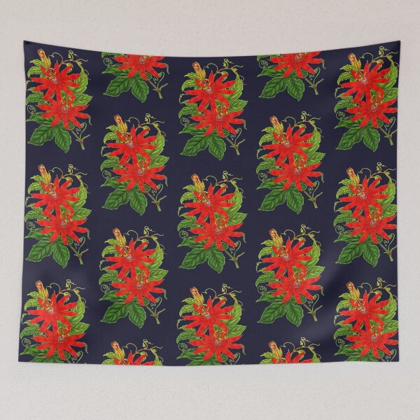 Item preview, Passiflora vitifolia - Botanical Illustration designed and sold by chimakingthings.