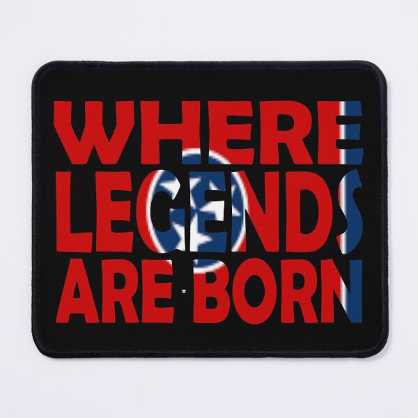 Item preview, Tennessee Flag - Where Legends Are Born designed and sold by Quotes-I-Wear.