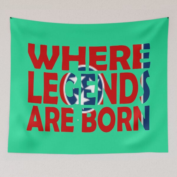 Item preview, Tennessee Flag - Where Legends Are Born designed and sold by Quotes-I-Wear.