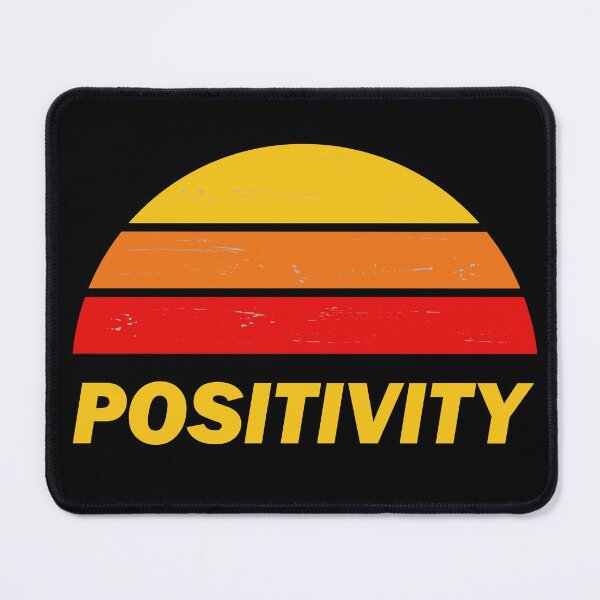 Item preview, Women and Men Positivity, motivational quote with retro sunset designed and sold by RUGO-design.