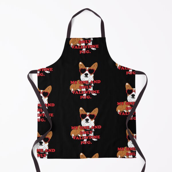 Item preview, My one and only valentine Pug dog face design designed and sold by SamRVstore.