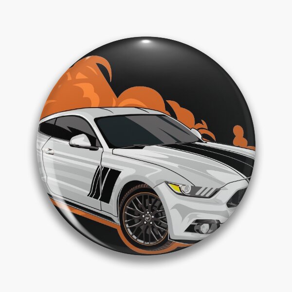 Item preview, Check out my Muscle Car Ford Mustang White  designed and sold by viralstudio.