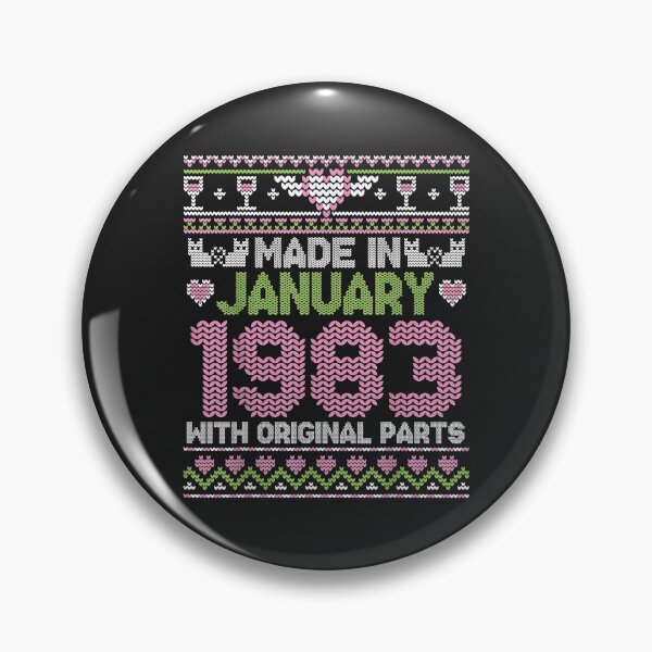 Item preview, Made In January 1983 Happy Birthday Me You 39 Years Sweater designed and sold by DahlilaJo.