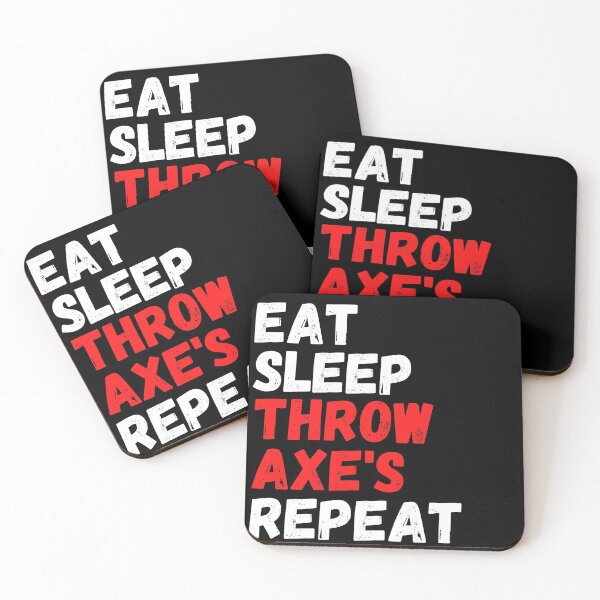 Item preview, Eat Sleep Throw Axe's Repeat designed and sold by NoSpecialShop.