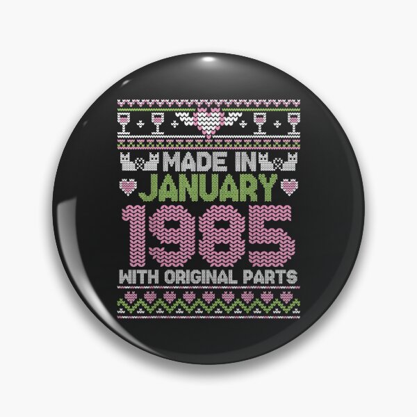 Item preview, Made In January 1985 Happy Birthday Me You 37 Years Sweater designed and sold by DahlilaJo.