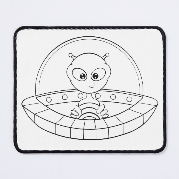 Item preview, Color Your Own Alien Cruiser designed and sold by GrandpaH.