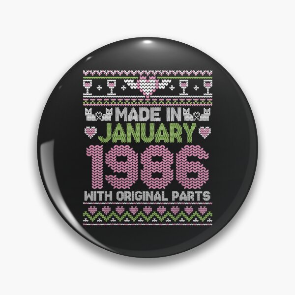 Item preview, Made In January 1986 Happy Birthday Me You 36 Years Sweater designed and sold by DahlilaJo.