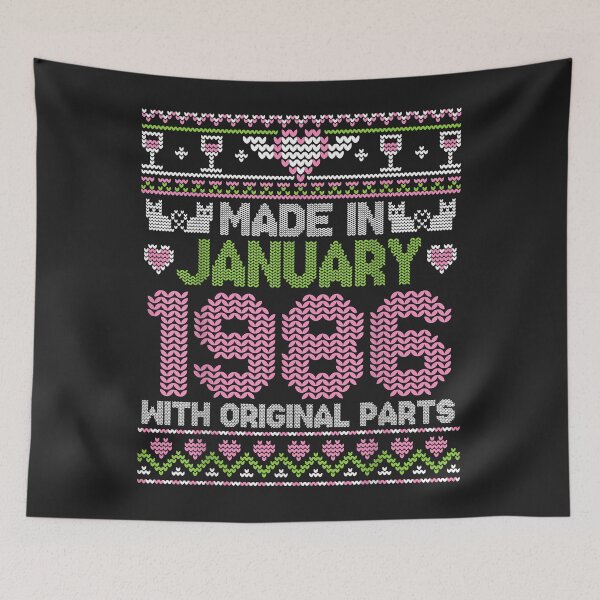 Item preview, Made In January 1986 Happy Birthday Me You 36 Years Sweater designed and sold by DahlilaJo.
