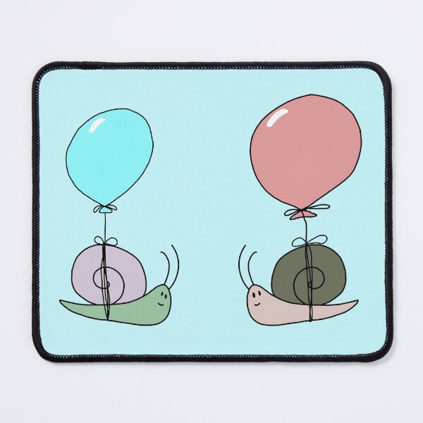 Item preview, Snail Friends with Balloons designed and sold by NonbinarySarah.