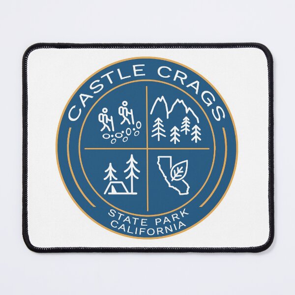 Item preview, Castle Crags State Park Heraldic Logo designed and sold by VanyaKar.