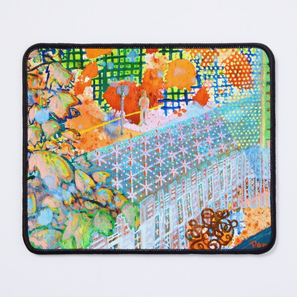 Item preview, Bus Stop Painting (Bright, Detailed, Abstraction) designed and sold by artfulnotebook.