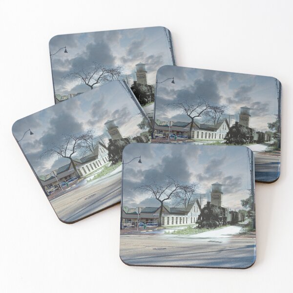 Item preview, Mashup Batavia, IL - Northbound Train on Water Street designed and sold by Shumway  Studio.