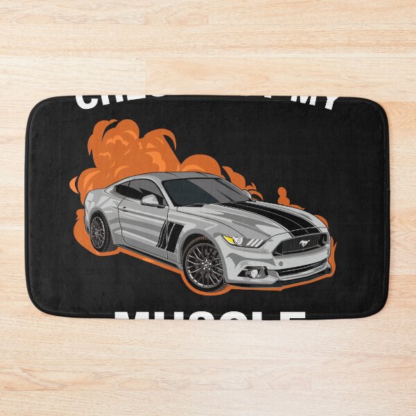 Item preview, Check out my Muscle Car Ford Mustang Gray  designed and sold by viralstudio.
