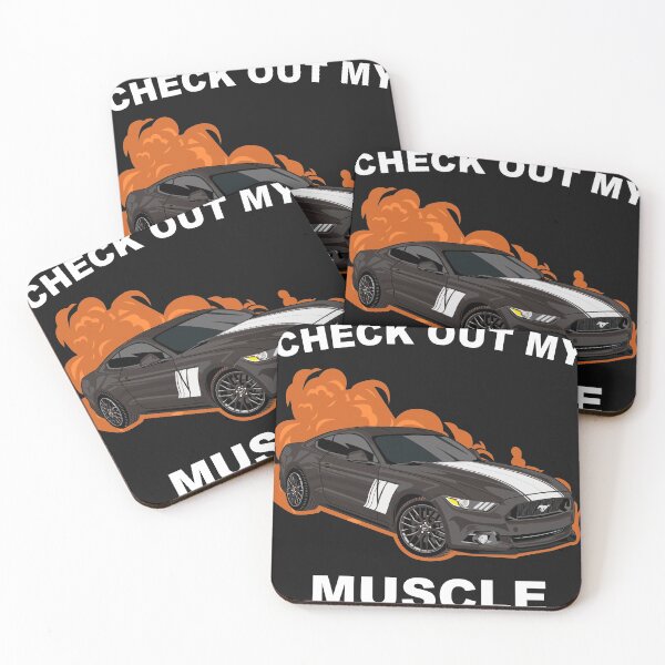 Item preview,  Check out my Muscle Car Ford Mustang Black  designed and sold by viralstudio.