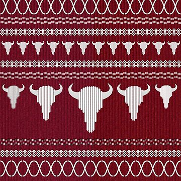 Artwork thumbnail, Latino Traditional Motif - White Bull by Vk91