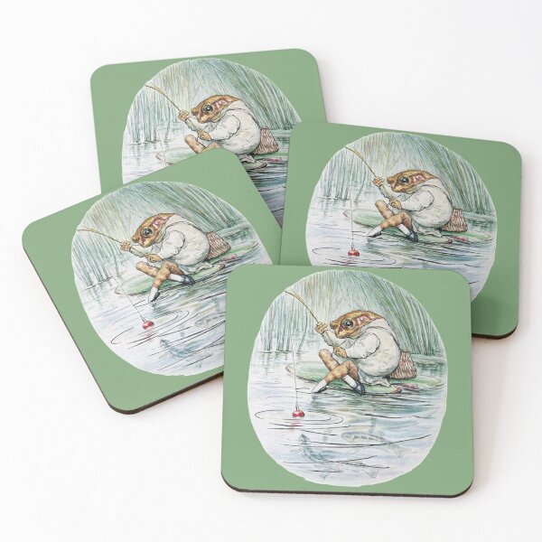 Item preview, Beatrix Potter Vintage Mr. Jeremy Fisher Frog on Lilly Pad  Illustration  designed and sold by Pinkmagenta.