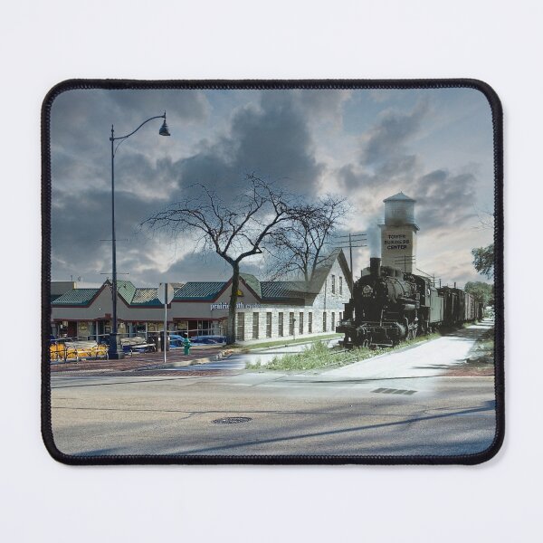 Item preview, Mashup Batavia, IL - Northbound Train on Water Street designed and sold by Shumway Studio.