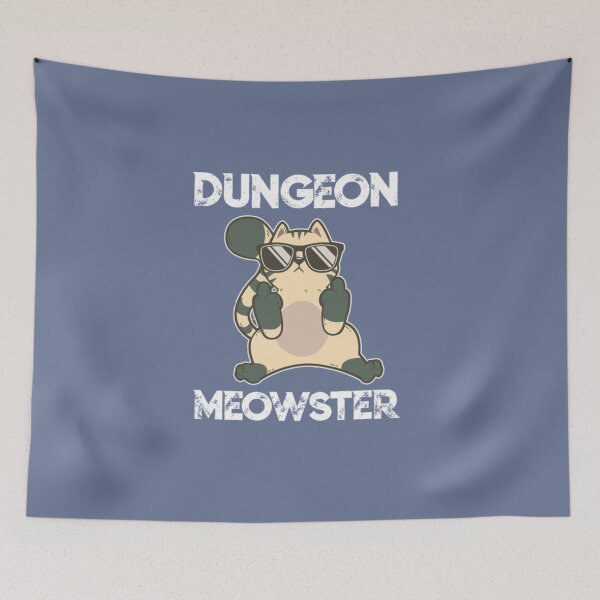 Item preview, Dungeon Moewster Master Cat RPG DM Funny Gift For   designed and sold by JacobPotts.