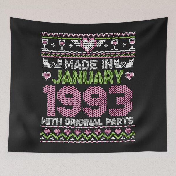Item preview, Made In January 1993 Happy Birthday Me You 29 Years Sweater designed and sold by DahlilaJo.