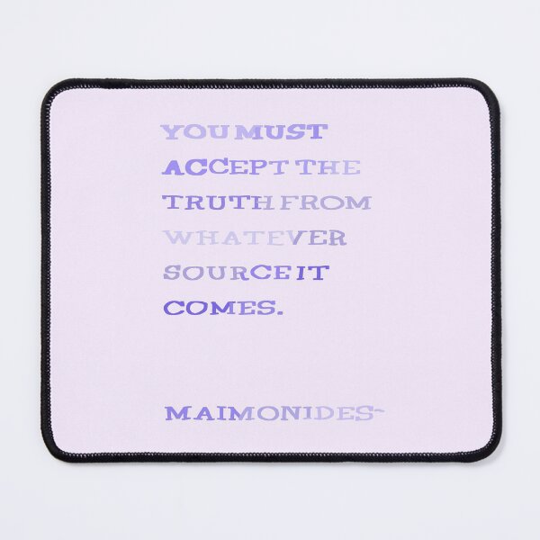 Item preview, Maimonides Truth Quote designed and sold by KennyLucky.