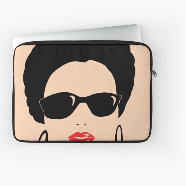 Afro chic with round earrings Laptop Sleeve