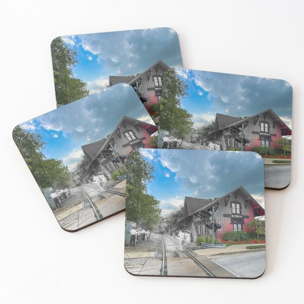 Item preview, Mashup Batavia, IL - Train Approaching.  Next Stop - Batavia! designed and sold by Shumway  Studio.