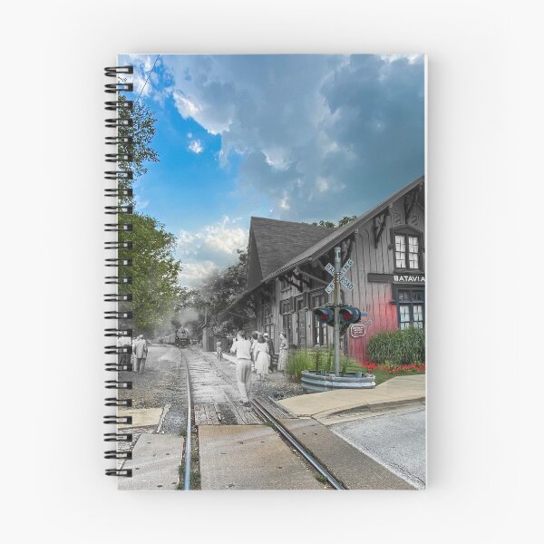 Item preview, Mashup Batavia, IL - Train Approaching.  Next Stop - Batavia! designed and sold by Shumway  Studio.