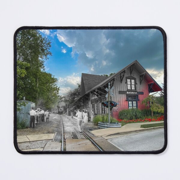 Item preview, Mashup Batavia, IL - Train Approaching. Next Stop - Batavia! designed and sold by Shumway Studio.