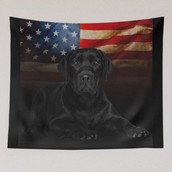 Item preview, Black Labrador  blanket designed and sold by BAYIDESIGNER.