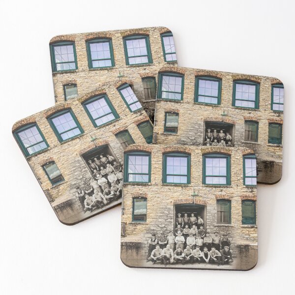 Item preview, Mashup Batavia, IL - Workers at the Challenge windmill factory 1938 designed and sold by Shumway  Studio.