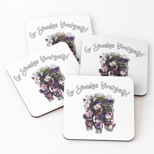 Item preview, White Sage & Flowers - Go Smudge Yourself!  designed and sold by MsGrotesque.