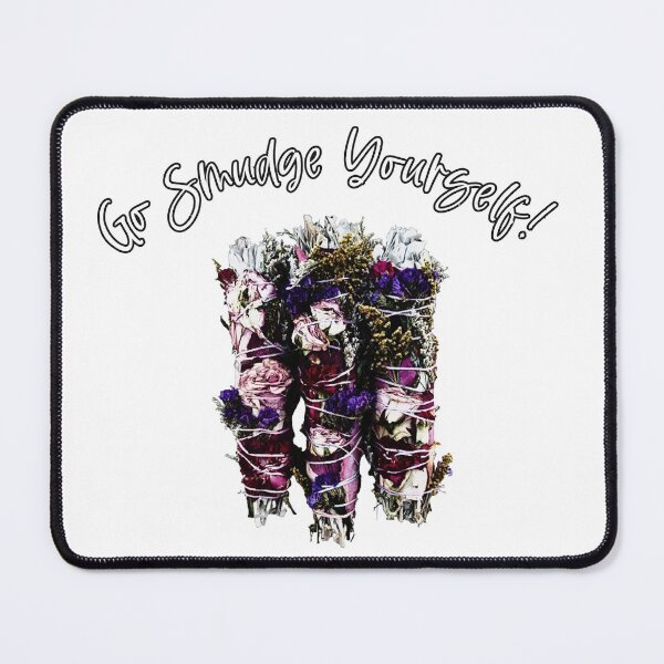 Item preview, White Sage & Flowers - Go Smudge Yourself!  designed and sold by MsGrotesque.