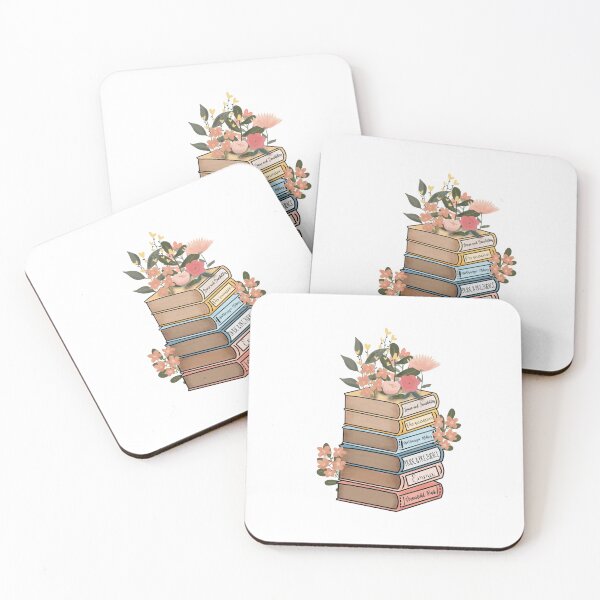Item preview, Jane Austen Floral Book Stack designed and sold by GigiPrints.