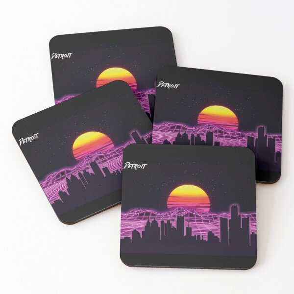 Item preview, Detroit Skyline Neon Nights designed and sold by DFerraz.