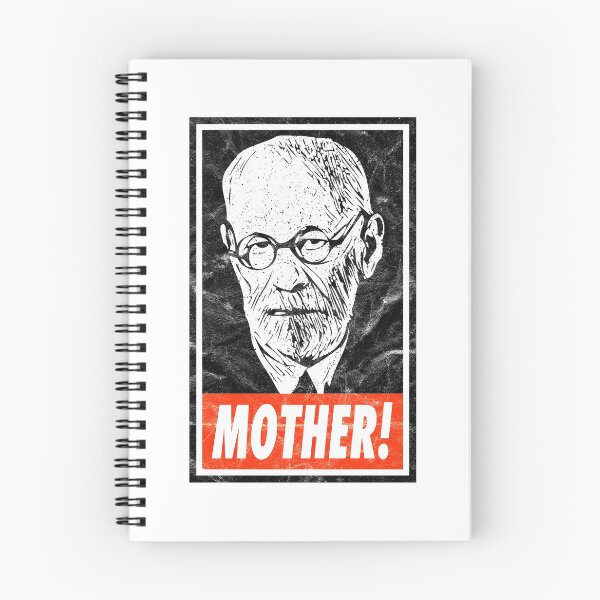 Item preview, Freud Mother! - White Distressed Look designed and sold by risible.