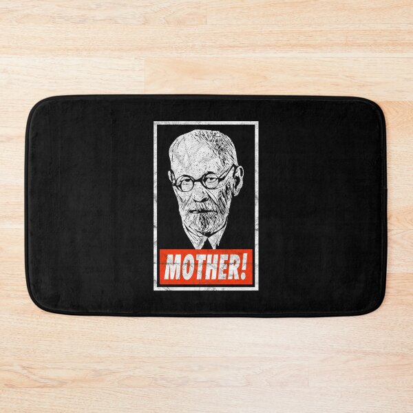 Item preview, Freud Mother! - Black Distressed Look designed and sold by risible.