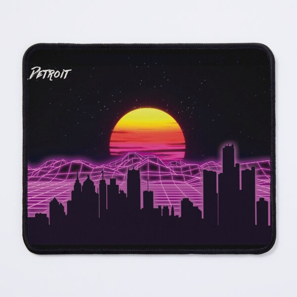 Item preview, Detroit Skyline Neon Nights designed and sold by DFerraz.