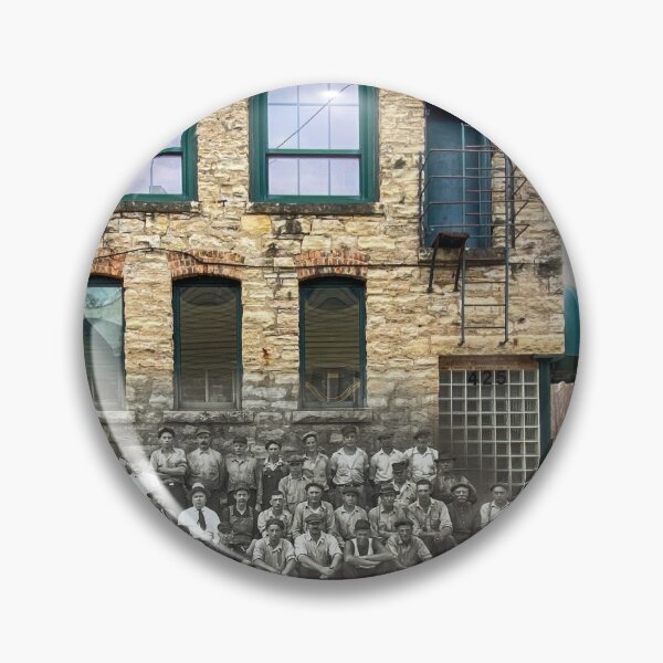 Item preview, Mashup Batavia, IL - Workers at the old Challenge windmill factory designed and sold by Shumway  Studio.