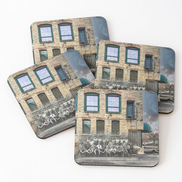 Item preview, Mashup Batavia, IL - Workers at the old Challenge windmill factory designed and sold by Shumway  Studio.