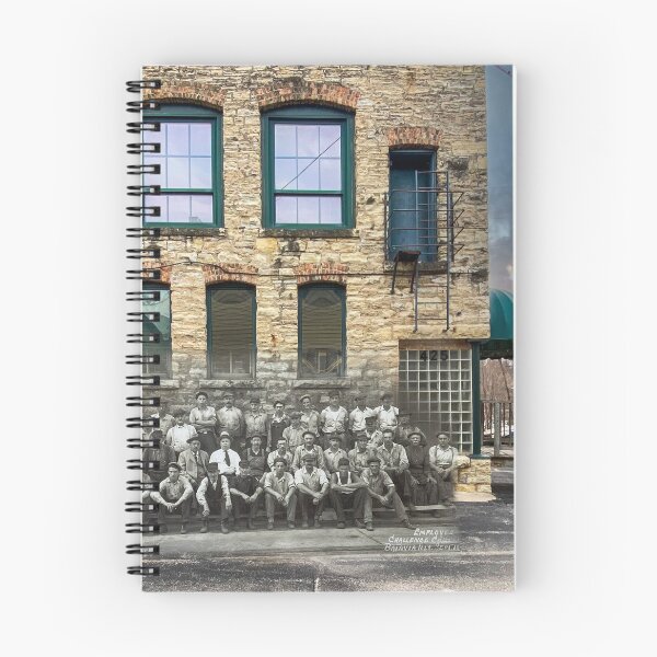Item preview, Mashup Batavia, IL - Workers at the old Challenge windmill factory designed and sold by Shumway  Studio.