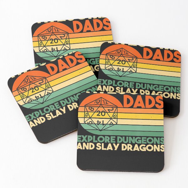 Item preview, Awesome Dads Explore Dungeons DM RPG Dice Dragon designed and sold by SethFrancis37.