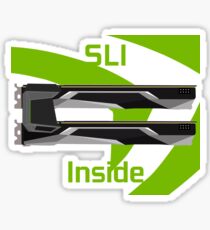 Minimal GTX 1080 SLI Sticker