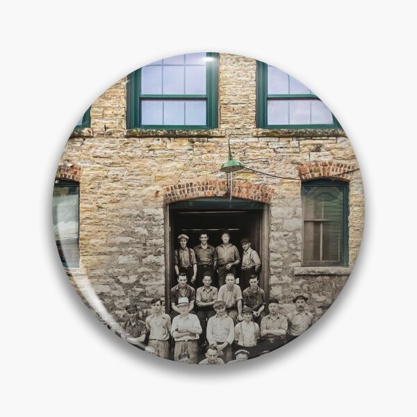Item preview, Mashup Batavia, IL - Workers at the Challenge windmill factory 1938 designed and sold by Shumway  Studio.